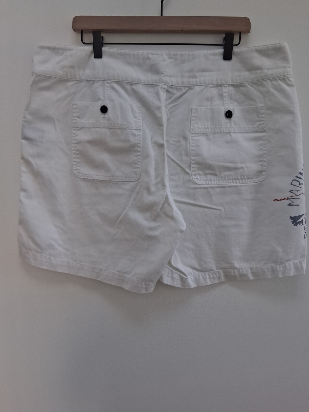 Ralph Lauren White Embroidered Sailor Button Nautical Cotton Shorts Size 16 Chic - Picture 6 of 11